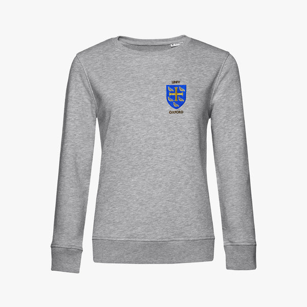 Load image into Gallery viewer, Ladies Oxford College Organic Embroidered Sweatshirt