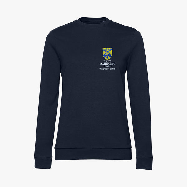 Load image into Gallery viewer, Lady Margaret Hall Ladies Organic Embroidered Sweatshirt