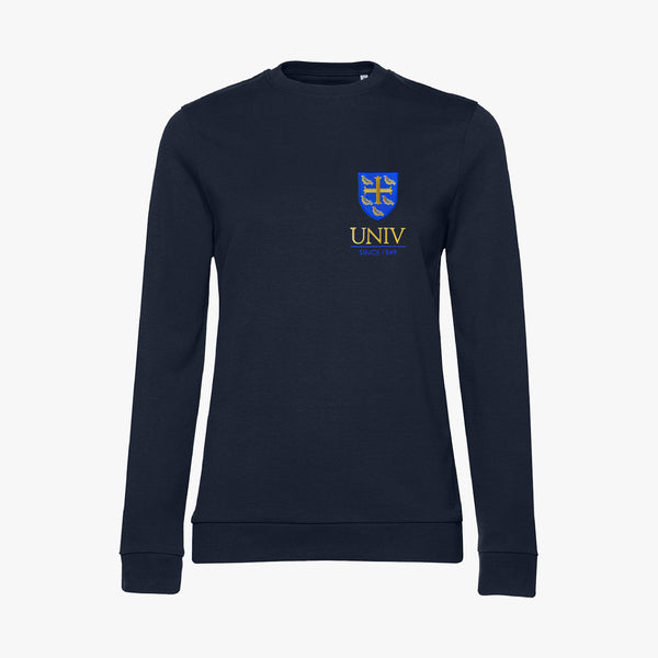 Load image into Gallery viewer, University College Ladies Organic Embroidered Sweatshirt