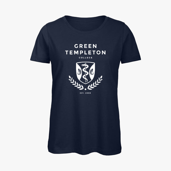 Load image into Gallery viewer, Green Templeton College Ladies Organic Laurel T-Shirt