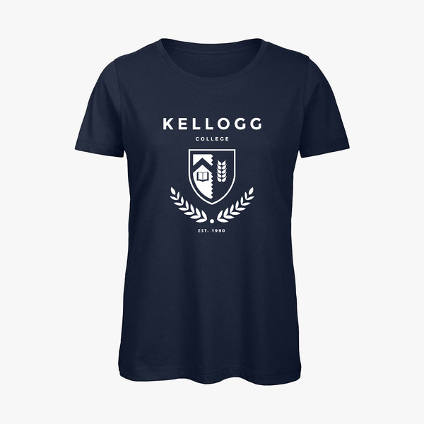 Load image into Gallery viewer, Kellogg College Ladies Organic Laurel T-Shirt
