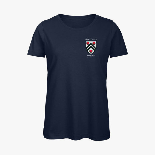 Load image into Gallery viewer, New College Ladies Organic Embroidered T-Shirt