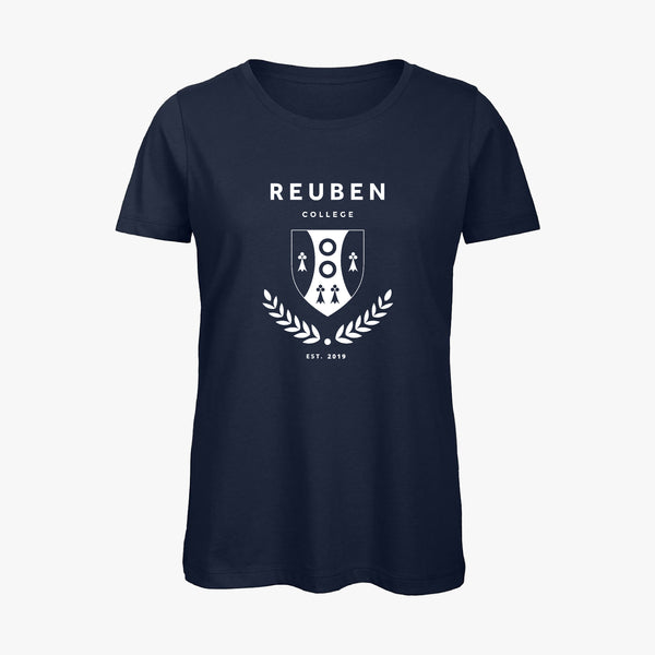 Load image into Gallery viewer, Reuben College Ladies Organic Laurel T-Shirt