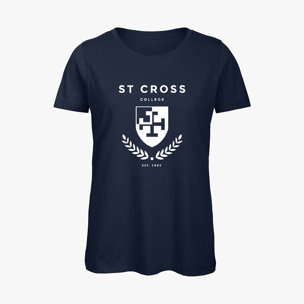 Load image into Gallery viewer, St Cross College Ladies Organic Laurel T-Shirt