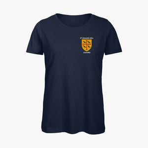 St Edmund Hall Ladies Organic Embroidered T-Shirt