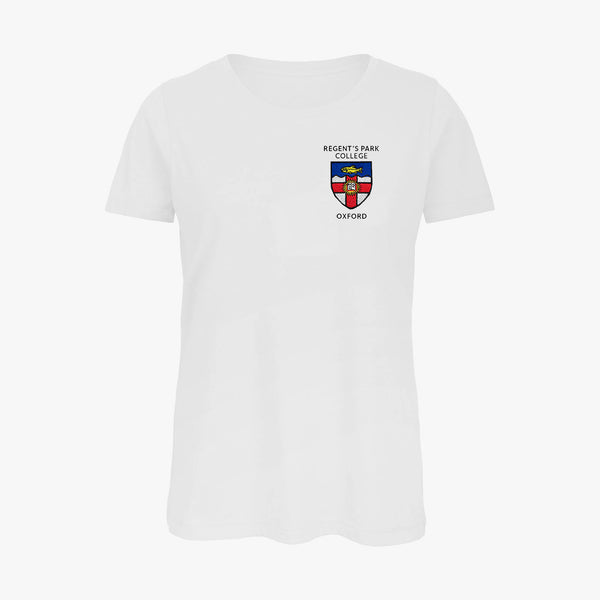 Load image into Gallery viewer, Regent's Park College Ladies Organic Embroidered T-Shirt