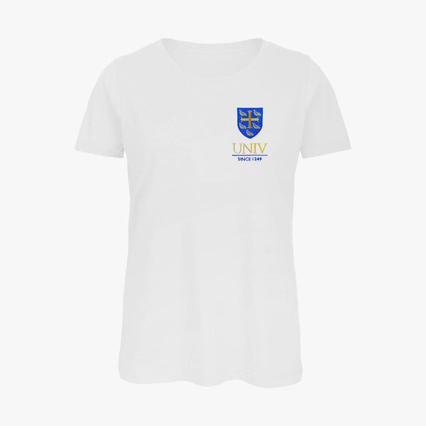 Load image into Gallery viewer, University College Ladies Organic Embroidered T-Shirt
