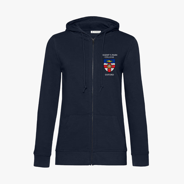 Load image into Gallery viewer, Ladies Oxford College Organic Embroidered Zip Hoodie