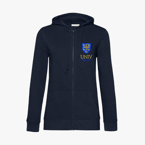 University College Ladies Organic Embroidered Zip Hoodie