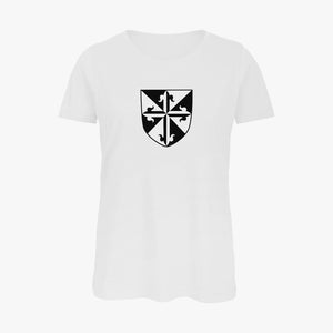 Ladies Oxford College Arms Organic T-Shirt