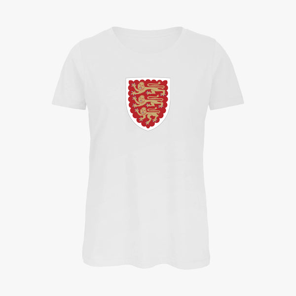 Load image into Gallery viewer, Ladies Oxford College Arms Organic T-Shirt