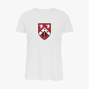 Ladies Oxford College Arms Organic T-Shirt