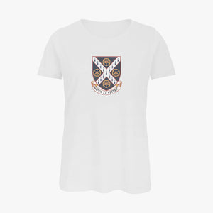 St Catherine's College Ladies Oxford Arms Organic T-Shirt
