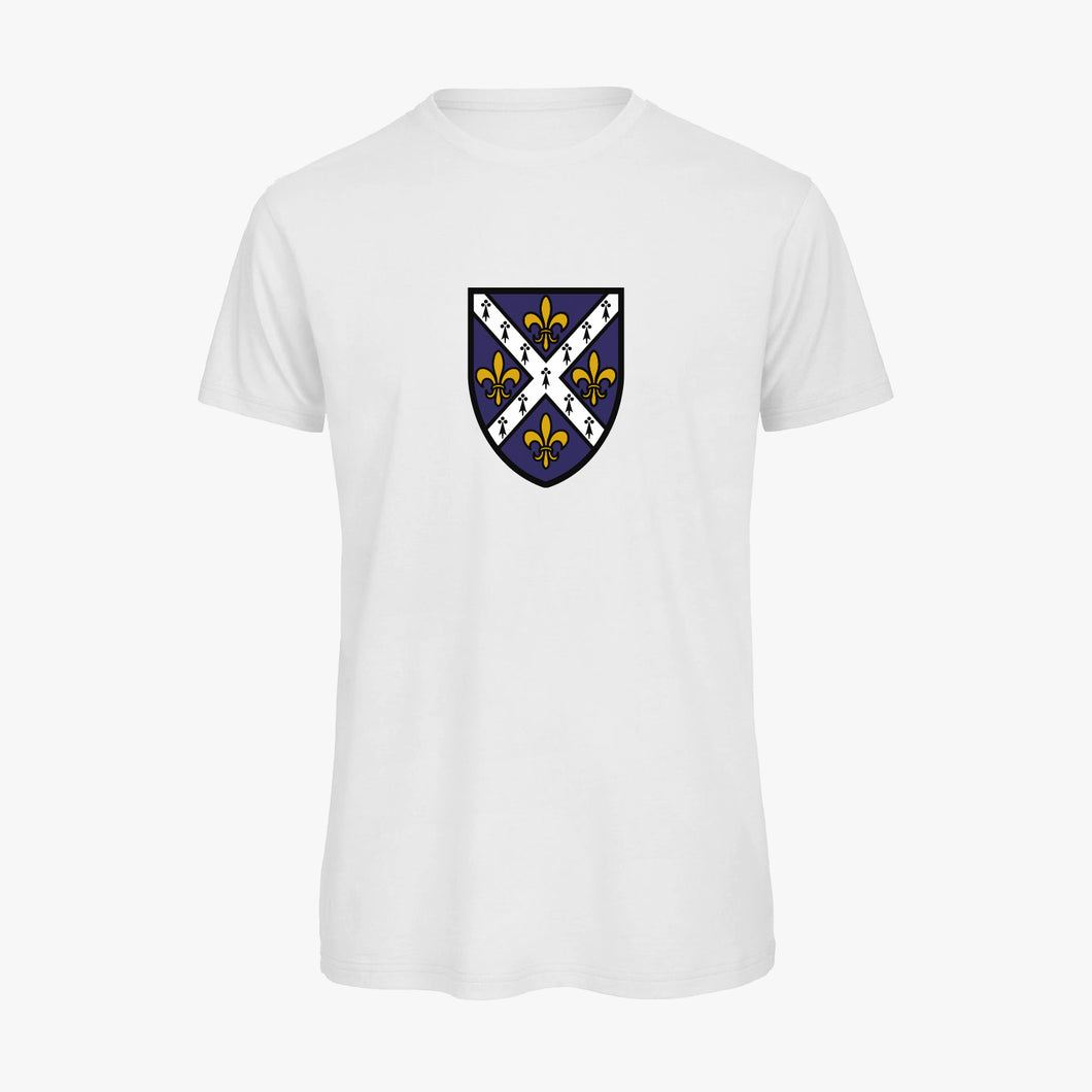 St Hugh's College Men's Arms Organic T-Shirt