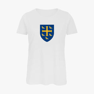 Ladies Oxford College Arms Organic T-Shirt