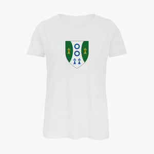Ladies Oxford College Arms Organic T-Shirt