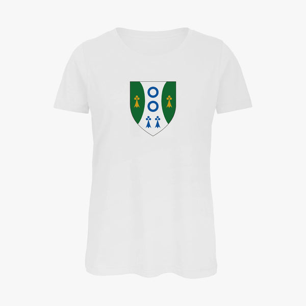 Load image into Gallery viewer, Ladies Oxford College Arms Organic T-Shirt
