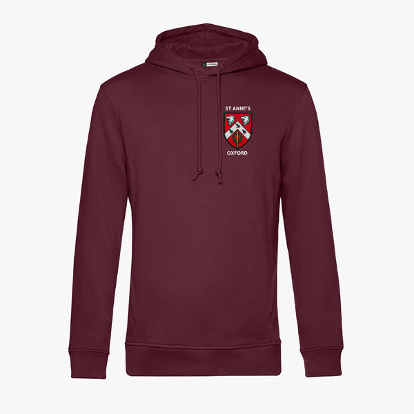 Load image into Gallery viewer, St Anne&#39;s College Men&#39;s Organic Embroidered Hoodie
