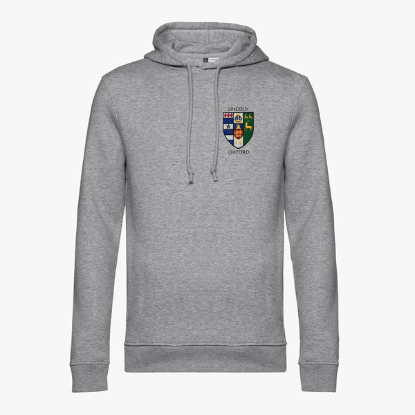 Load image into Gallery viewer, Lincoln College Men's Organic Embroidered Hoodie
