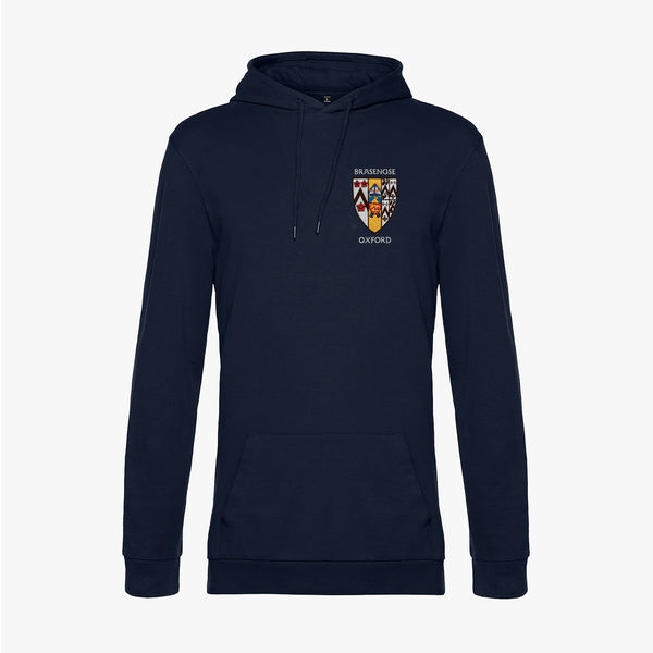 Load image into Gallery viewer, Brasenose College Men&#39;s Organic Embroidered Hoodie

