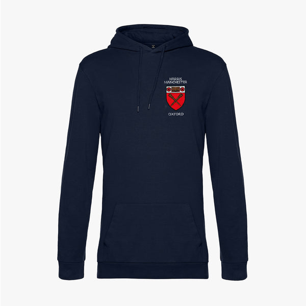 Load image into Gallery viewer, Harris Manchester College Men's Organic Embroidered Hoodie