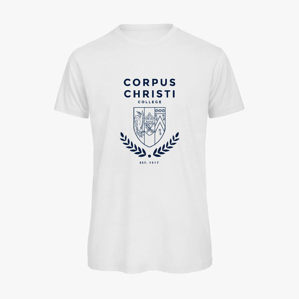 Load image into Gallery viewer, Corpus Christi College Men's Organic Laurel T-Shirt