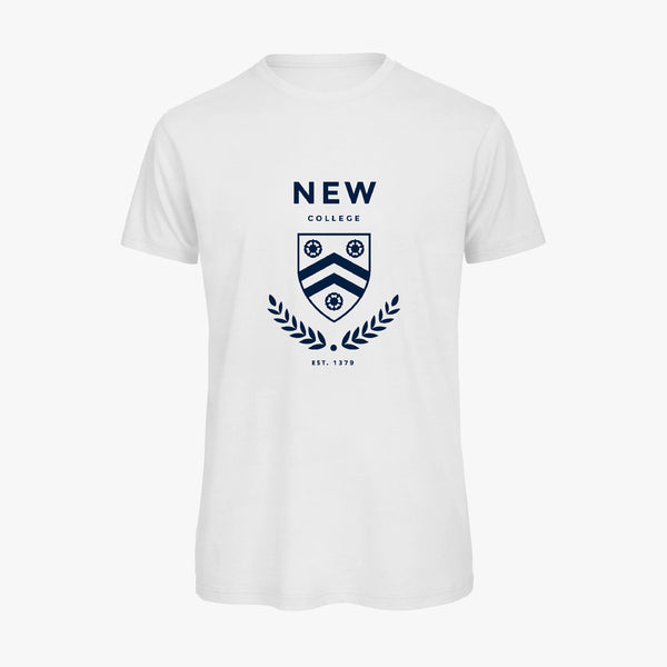 Load image into Gallery viewer, New College Men's Organic Laurel T-Shirt