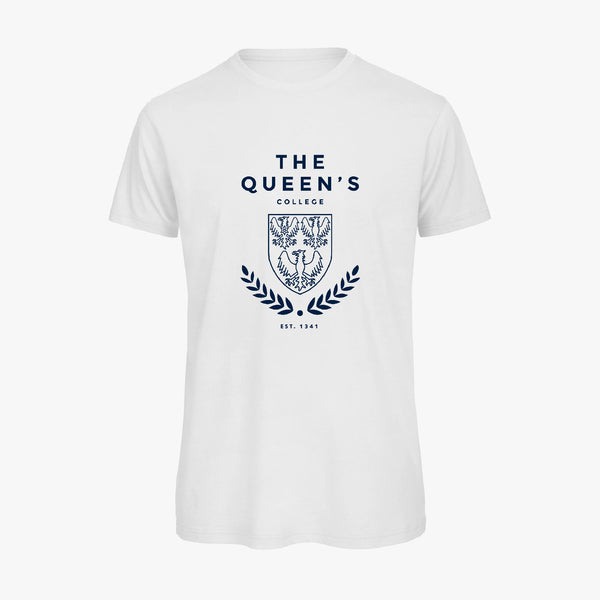Load image into Gallery viewer, The Queen's College Men's Organic Laurel T-Shirt
