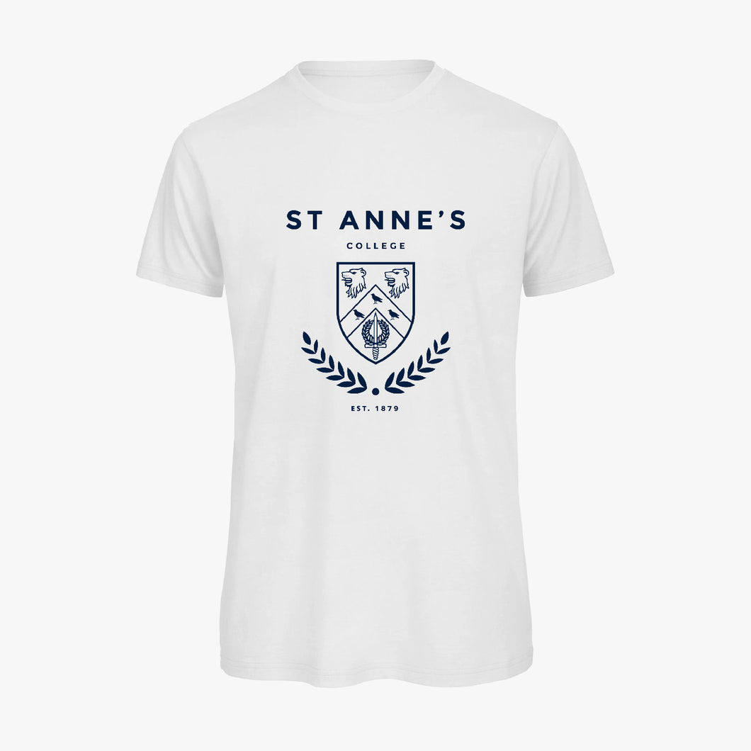 St Anne's College Men's Organic Laurel T-Shirt