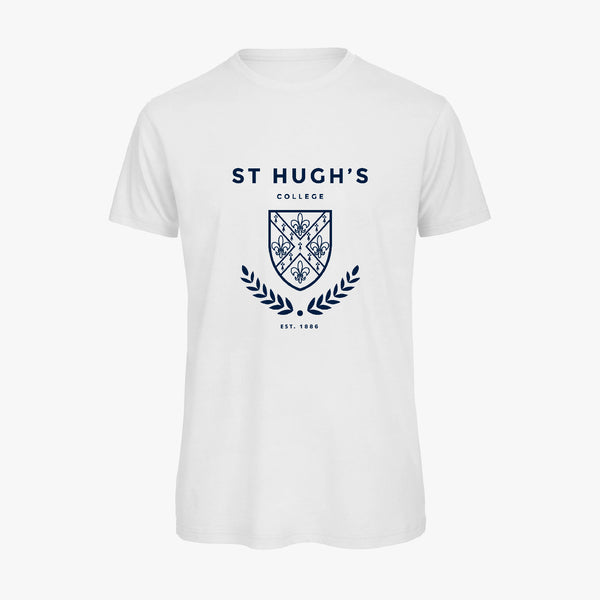 Load image into Gallery viewer, St Hugh's College Men's Organic Laurel T-Shirt