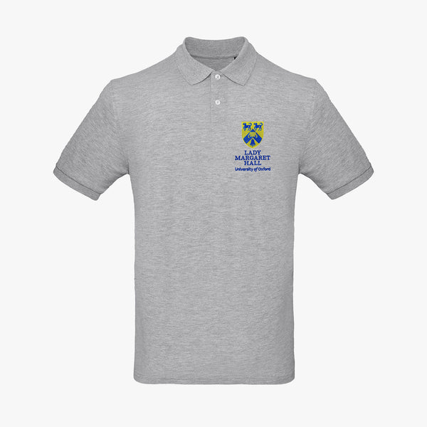 Load image into Gallery viewer, Lady Margaret Hall Men's Organic Embroidered Polo Shirt