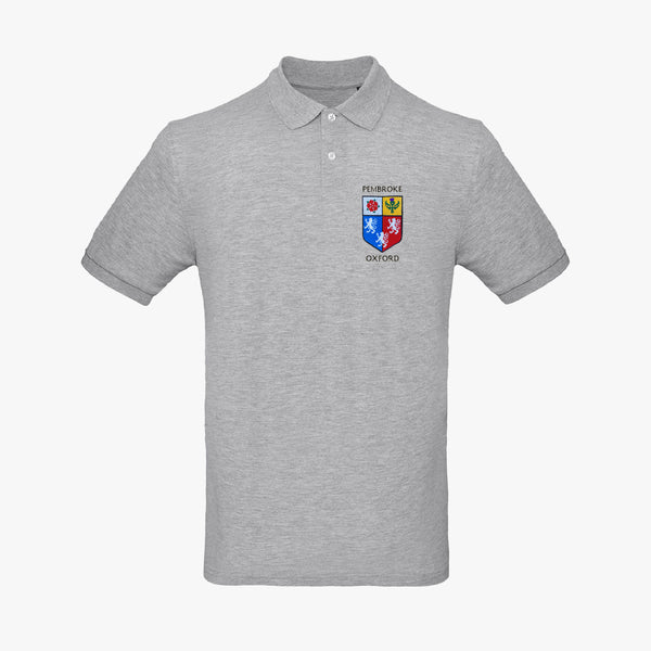 Load image into Gallery viewer, Pembroke College Men's Organic Embroidered Polo Shirt