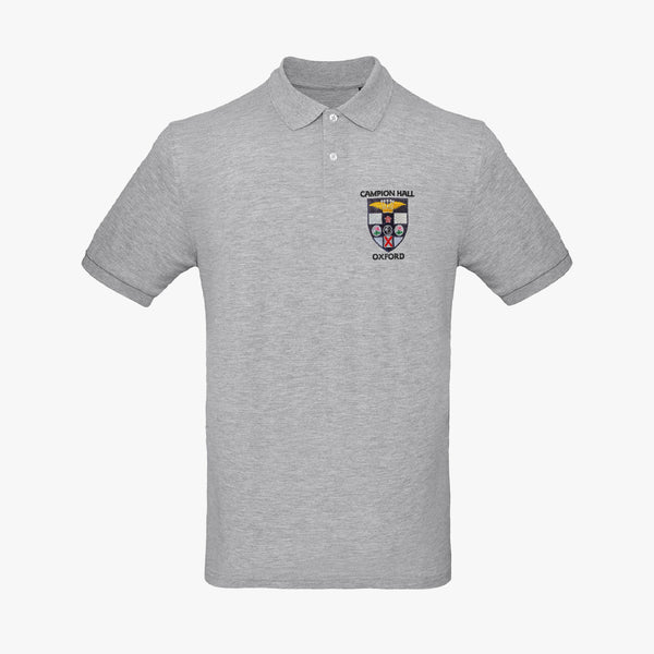 Load image into Gallery viewer, Campion Hall Men's Organic Embroidered Polo Shirt