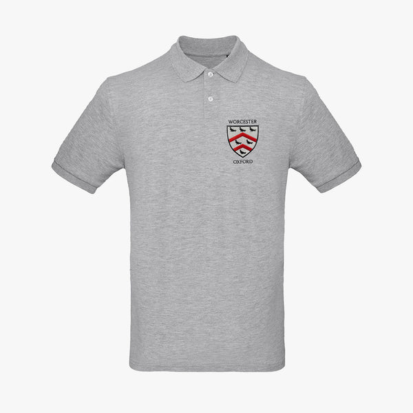 Load image into Gallery viewer, Worcester College Men's Organic Embroidered Polo Shirt