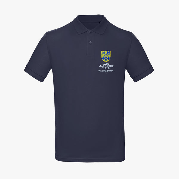 Load image into Gallery viewer, Men's Oxford College Organic Embroidered Polo Shirt