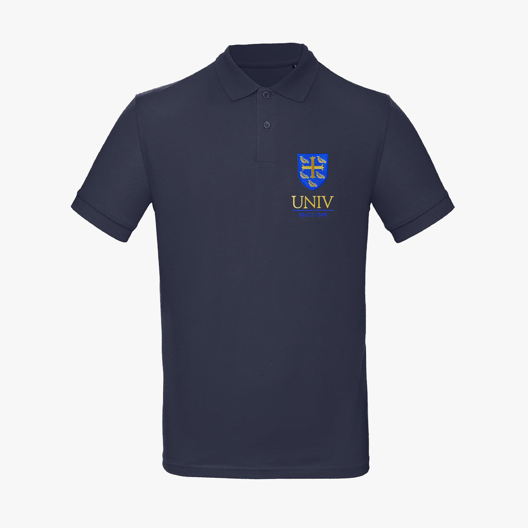 University College Men's Organic Embroidered Polo Shirt