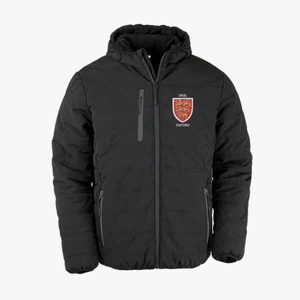 Load image into Gallery viewer, Oriel College Recycled Padded Winter Hooded Jacket