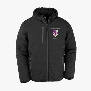 St Cross College Recycled Padded Winter Hooded Jacket