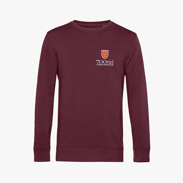 Load image into Gallery viewer, Oriel College Men's Organic Embroidered Sweatshirt