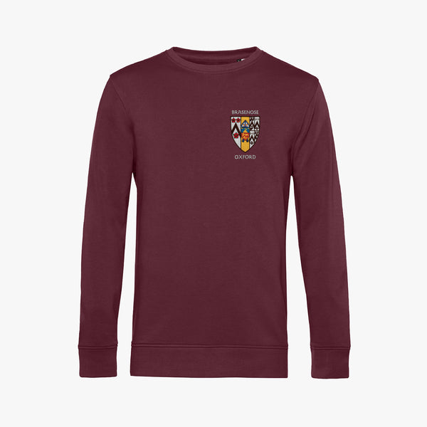 Load image into Gallery viewer, Brasenose College Men's Organic Embroidered Sweatshirt