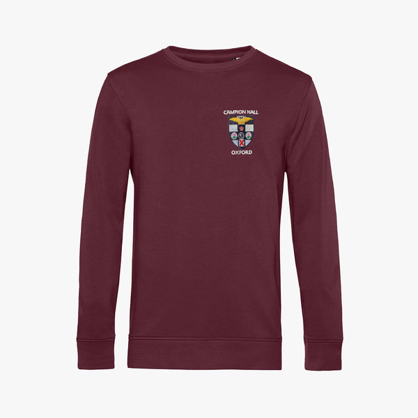 Load image into Gallery viewer, Campion Hall Men&#39;s Organic Embroidered Sweatshirt
