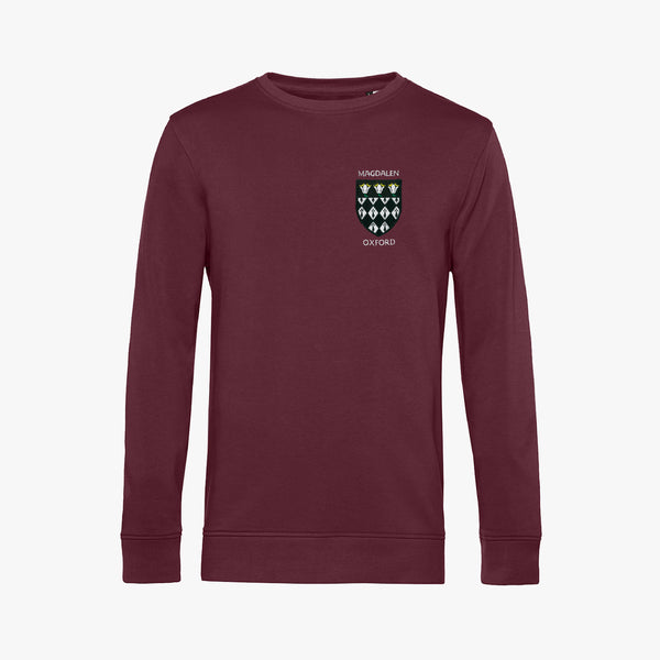 Load image into Gallery viewer, Magdalen College Men's Organic Embroidered Sweatshirt