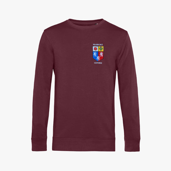 Load image into Gallery viewer, Pembroke College Men's Organic Embroidered Sweatshirt
