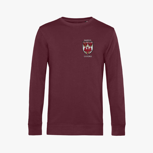 Load image into Gallery viewer, The Queen's College Men's Organic Embroidered Sweatshirt