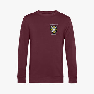 St Catherine's College Men's Organic Embroidered Sweatshirt