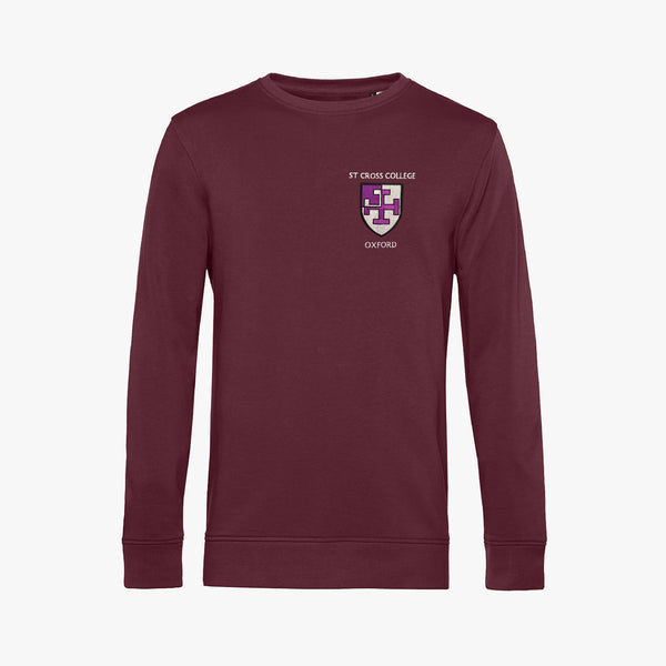 Load image into Gallery viewer, St Cross College Men's Organic Embroidered Sweatshirt