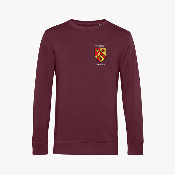 Load image into Gallery viewer, Wolfson College Men's Organic Embroidered Sweatshirt