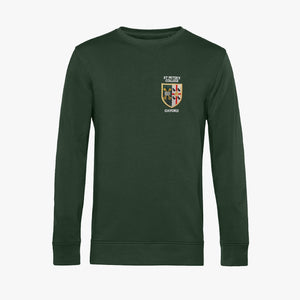 St Peter's College Men's Organic Embroidered Sweatshirt