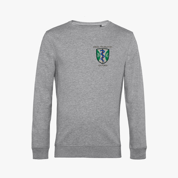 Load image into Gallery viewer, Green Templeton College Men's Organic Embroidered Sweatshirt