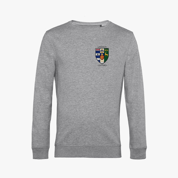 Load image into Gallery viewer, Lincoln College Men's Organic Embroidered Sweatshirt